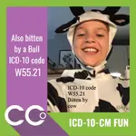 _ICD-10-CM Fun #30 bitten by cow.webp
